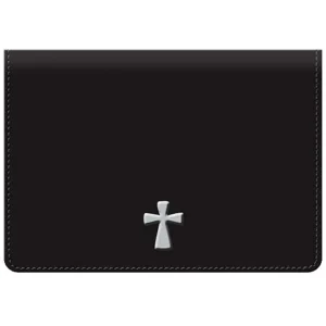 Cross Top Stub Leather Cover