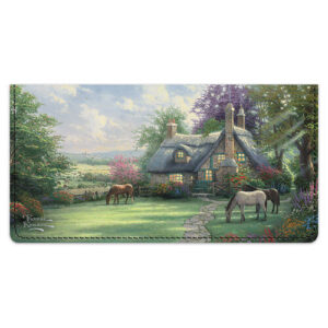 Thomas Kinkade Cottages Checkbook Cover