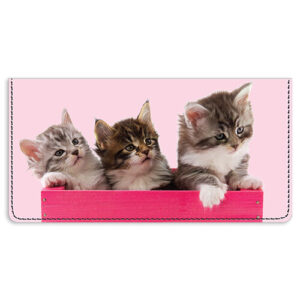 Precious Kittens Checkbook Cover