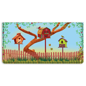 Gail Marie My Garden Checkbook Cover