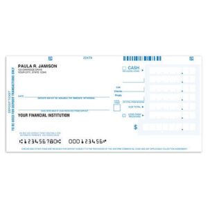 Deposit Tickets - 1 part