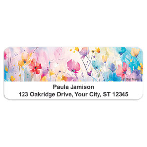 Gail Marie Dancing Petals Sheet Labels