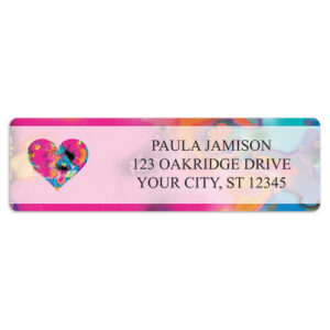 Precious Hearts Sheet Labels