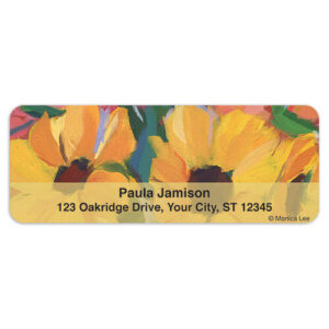 Artistic Blooms Sheet Labels